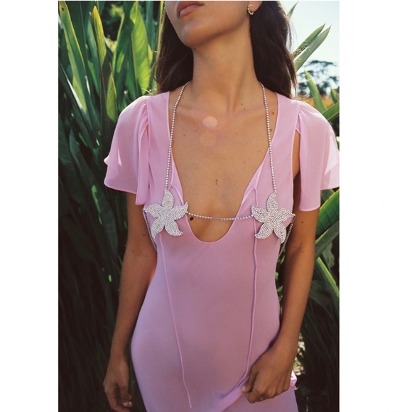 Zara METAL STARS RHINESTONE BRALETTE - Picture 6 of 7